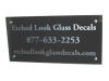 ETCHED GLASS SIGN DECAL